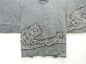 アンティーク　本総絞り　竜田川模様　長絵羽織